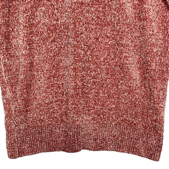 Express Tunic Pullover Sweater Women M Pink Chenille Super Soft Fabric R81 - Picture 6 of 12